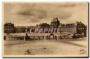 Versailles Old Postcard Facade of the palace
