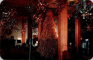 New Jersey Atlantic City Hotel Dennis Lobby At Christmas