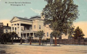 Wilmington North Carolina James Sprunts Residence Vintage Postcard AA71265