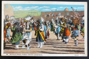 Mint USA Color Picture Postcard Native Americana Pueblo Indian Buffalo Dance