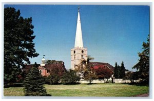 c1960 New Castle Delaware Immanuel Church Episcopal Diocese Delaware DE Postcard