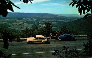 Virginia Patchwork Fields Of Shenandoah Valley Seen From Skyline Drive