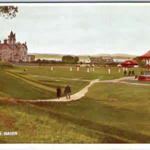 c1950s Nairn, Scotland Links Golf Course Hotel Gazebo Shore Waterfront A352