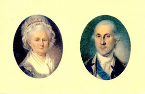 Portraits of George and Martha Washington