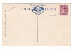 International Bridge, Thousand Islands Ontario, Vintage Valentine-Black Postcard