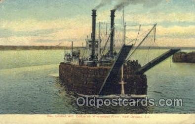 New Orleans, LA USA Ferry Boats, Ship 1910 light wear close to perfect corner...