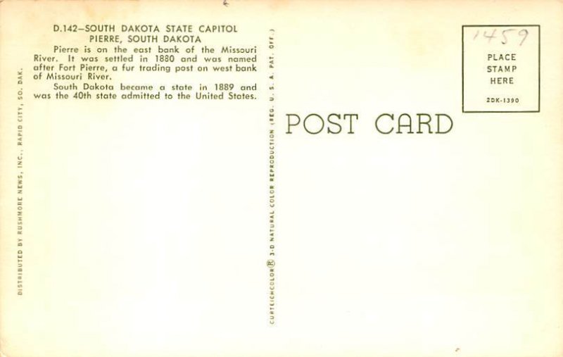 South Dakota State Capitol Pierre SD