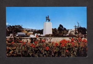 Champ de Mars Port au Prince Haiti West Indies Postcard Statue Port-au-Prince