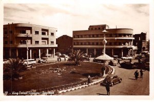 Lot354 king faisal square baghdad iraq real photo  car volkswagen beetle 