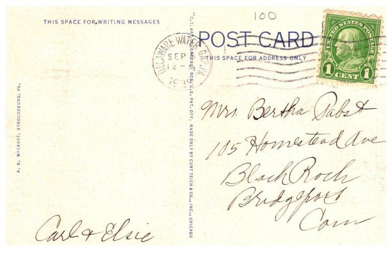 Delaware Water Gap showing Indian Heads