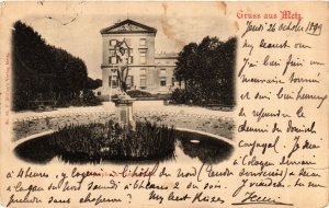 CPA Moselle METZ Nymphe et Palais de Justice (984517)