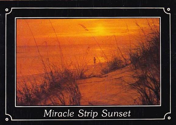 Florida Fort Walton Beach Miracle Strip Sunset