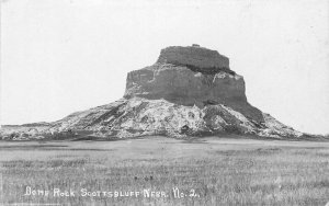 Dome Rock Scottsbluff Nebraska #2 1930s RPPC Photo Postcard 20-10597