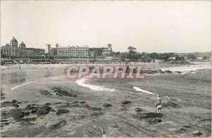 Postcard Modern Santander El Sardinero desde el mar The promenade Sardinier v...