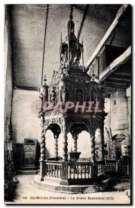 Old Postcard Gumiliau (Finistere) Grand Baptistere
