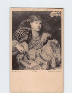 Postcard Monna Vanna By Rossetti, National Gallery, Millbank, London, England