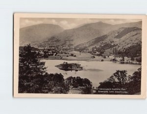 Postcard Grasmere's Paceful Vale, Grasmere Lake And Village, Grasmere, England