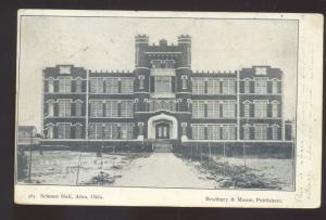 ALVA OKLAHOMA SCIENCE HALL VINTAGE POSTCARD BRADBURY & MASON PUBL.