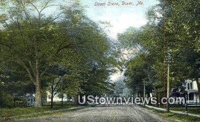 Street Scene in Dover, Maine