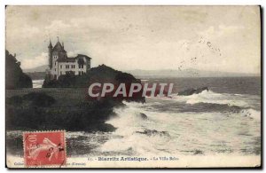 Old Postcard Biarritz Artistic Villa Belza