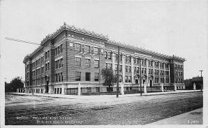 Chicago IL Wendel Phillips High School 39th & Prairie Ave 1909 RPPC Postcard