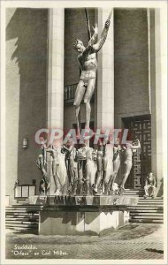 Postcard Modern Stockholm Orfeus av Carl Milles