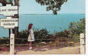 New York Lookout Point Of Lake Ontario and Henderson Harbor