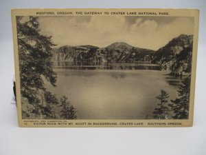 Meford Oregon, the Gateway to Crater Lake National Park Post Card.  Albertype.