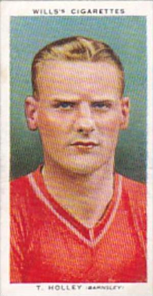 Wills Cigarette Card Association Footballers No 20 T Holley Barnsley