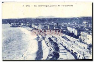 Postcard Old Nice Panoramic taken from the Tower Bellanda