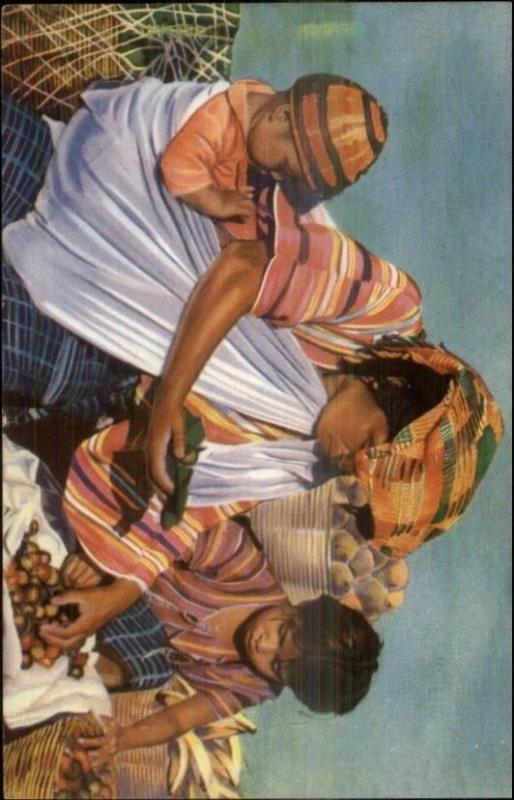 Guatemala Native Life Ethnography c1940s-1950s Postcard #1