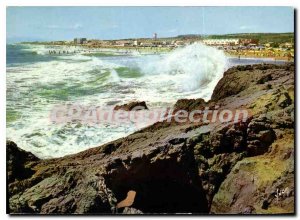 Postcard Modern Colors and Light France Saint Pierre sur Mer Aude vogue Effec...