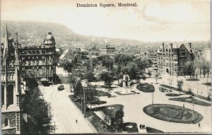 Canada Dominion Square Montreal Vintage Postcard C088