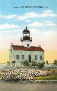 CA, San Diego, California, Point Loma, Old Spanish Lighthouse, E.C. Kropp 15431