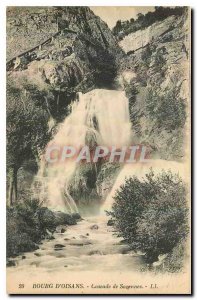 Old Postcard Bourg d'Oisans Cascade Sarennes