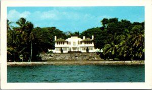 Vintage Postcard HOME OF WILLIAM JENNINGS BRYAN SOUTH BISCAYNE BAY Miami FL JO11