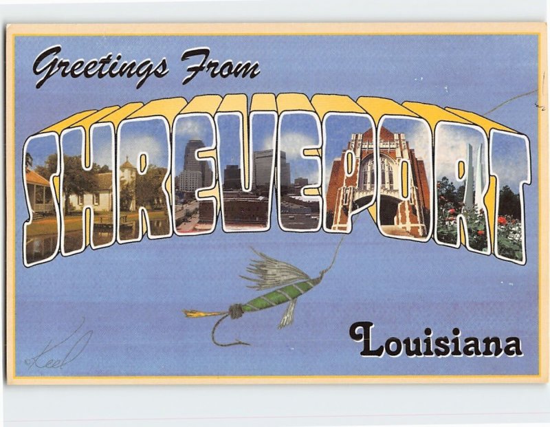 Postcard Greetings From Shreveport, Louisiana