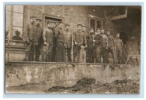 c1910's Germany Anvil Iron Workers Factory WWI RPPC Photo Antique Postcard 