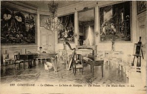 CPA Compiegne- Chateau, Salon de Musique FRANCE (1009003)