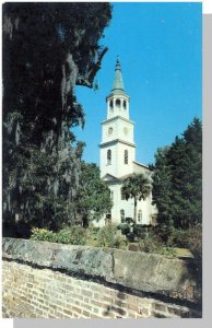 Beaufort, South Carolina/SC Postcard, St Helena Episcopal Church, Near Mint!
