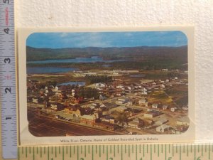 Postcard Folder Home of Coldest Recorded Spot in Ontario, White River, Canada