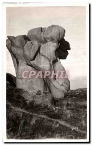 Old Postcard Ploumanac pm Aries Curious rock in the region