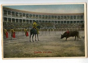 187574 SPAIN CORRIDA Picador Matador BULL FIGHT Vintage PC