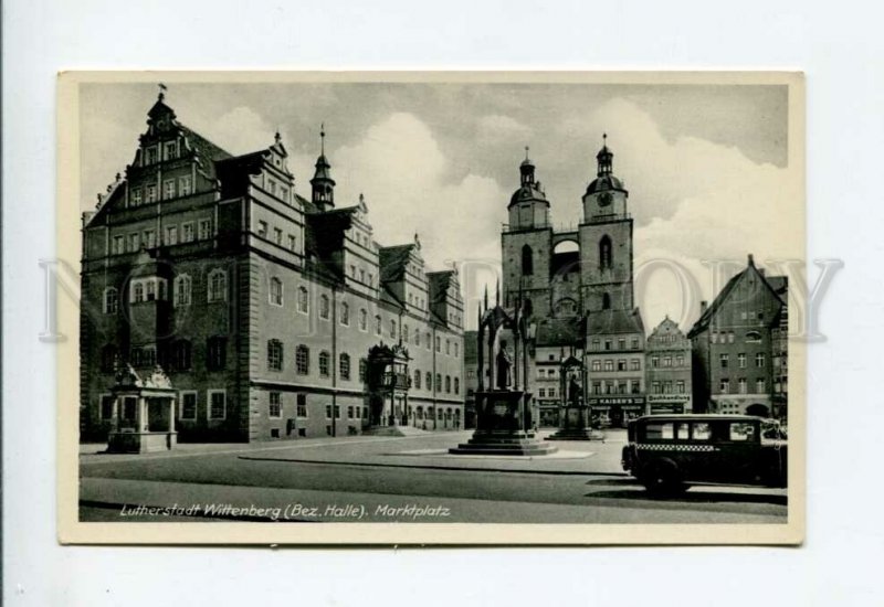 3155915 GERMANY LUTHERSTADT WITTENBERG taxi Vintage postcard