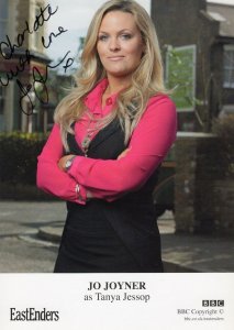 Jo Joyner as Tanya Jessop Eastenders Hand Signed Cast Card Photo