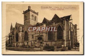 Old Postcard Dives sur Mer The Church