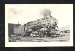 RPPC MAYBROOK NEW YORK RAILROAD TRAIN LOCOMOTIVE RR REAL PHOTO POSTCARD