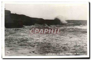 Old Postcard The high prices Les Grosse sea cliffs