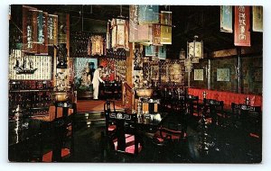 CHICAGO, IL Illinois ~MACAO ROOM at KON-TIKI PORTS c1950s Roadside Postcard