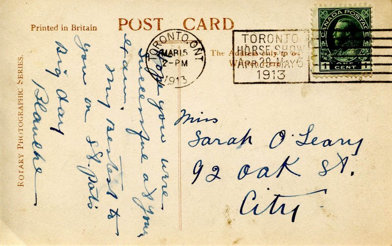 Greeting - St. Patrick's Day           RPPC